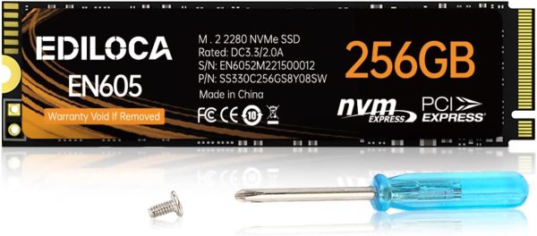 EDILOCA EN605 256GB M.2 SSD NVMe1.3