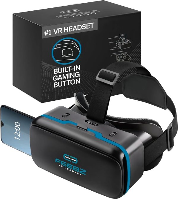 FEEBZ 3D VR Headset for Kids 2.0 - for iPhone & Android Phones