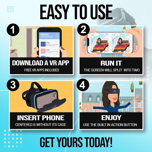 FEEBZ 3D VR Headset for Kids 2.0 - for iPhone & Android Phones - Image 3