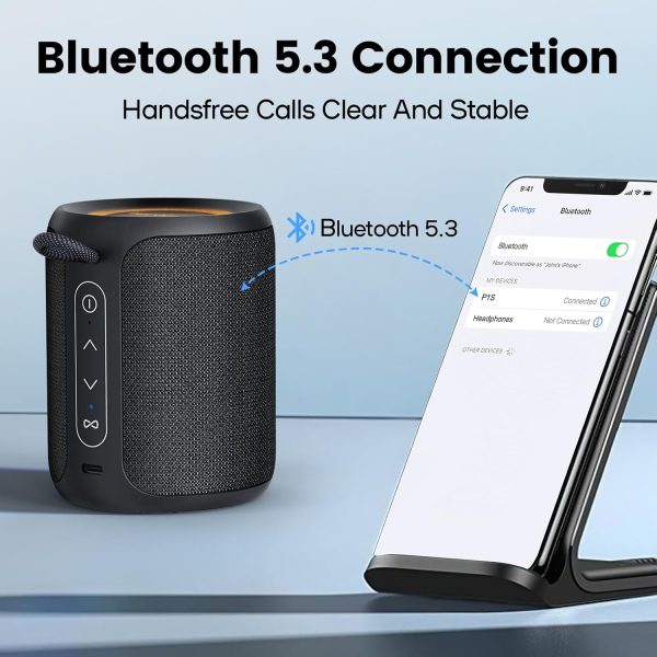Deeyaple Portable Bluetooth Speaker USB C - Image 2