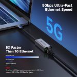 Cable Matters USB C to 5Gb Ethernet Adapter - Image 2