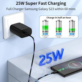 Type C Fast Charger for Samsung 25W
