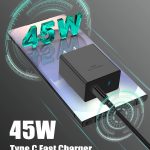 2Port 45W Super Fast Charger Type C