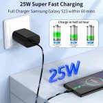 Type C Charger Fast Charging for Samsung 25W